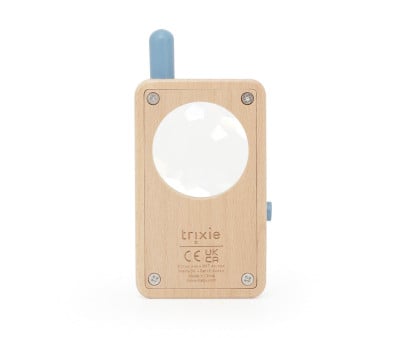 Walkie Talkie Sensorial de Madera Mr. Triceratops