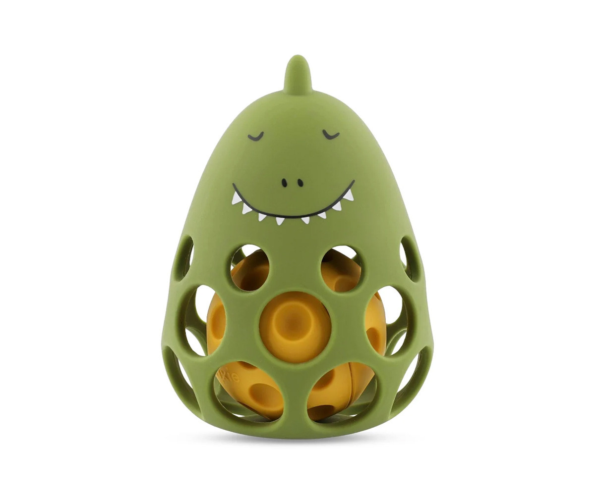 Sonajero Sensorial de Silicona Mr. Dino