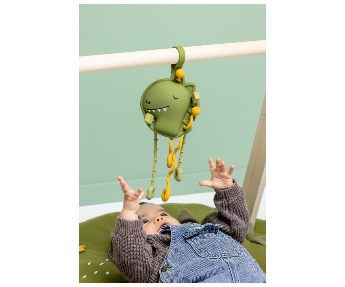 Juguete Sensorial de Silicona para Tirar Mr. Dino