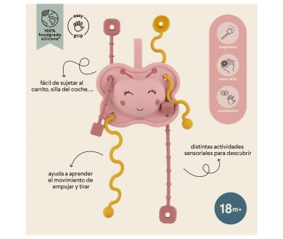 Juguete Sensorial de Silicona para Tirar Mrs. Butterfly