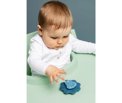 Spinner de Silicona con Ventosa para Bebé Mr. Triceratops