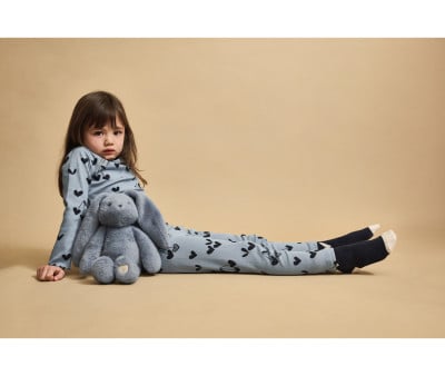 Peluche Berto Rabbit GRANDE Beach Blue Personalizable
