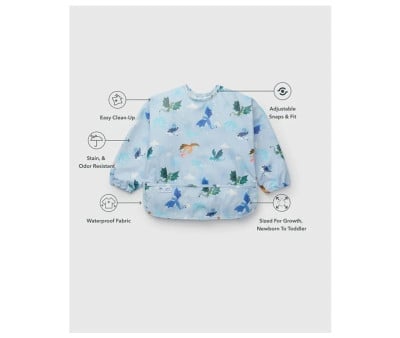 Babero Impermeable Manga Larga Magical Dragons