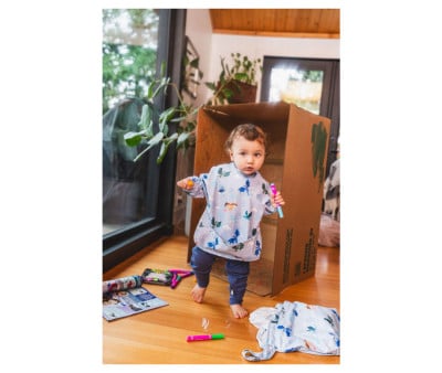 Babero Impermeable Manga Larga Magical Dragons