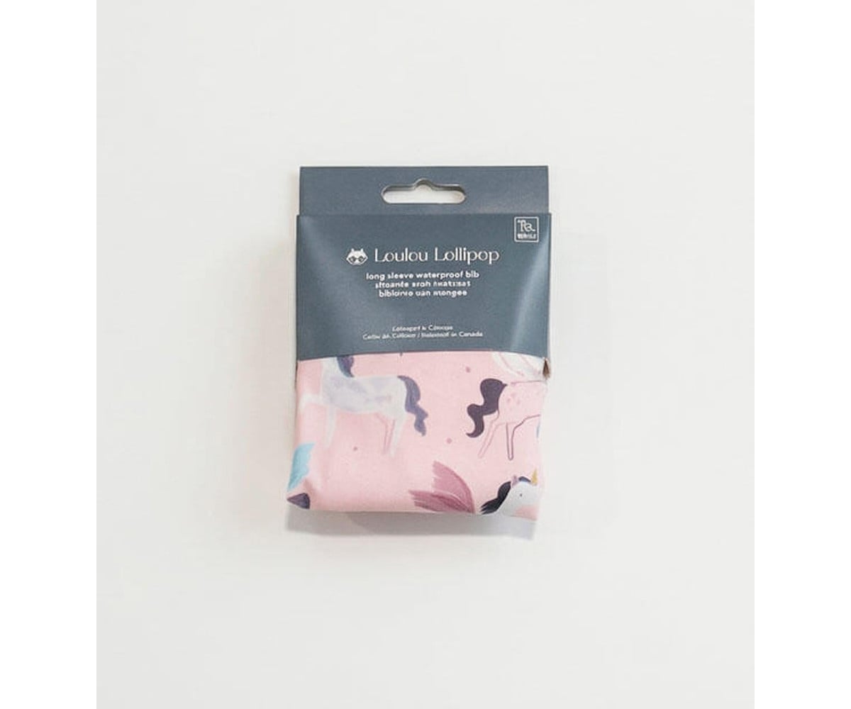 Babero Impermeable Manga Larga Unicorn Ballet