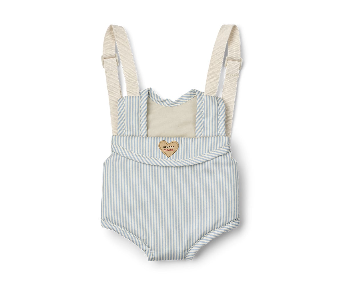 Mochila Portamuñecas Eleanor Stripe Beach Blue / Creme de la Creme