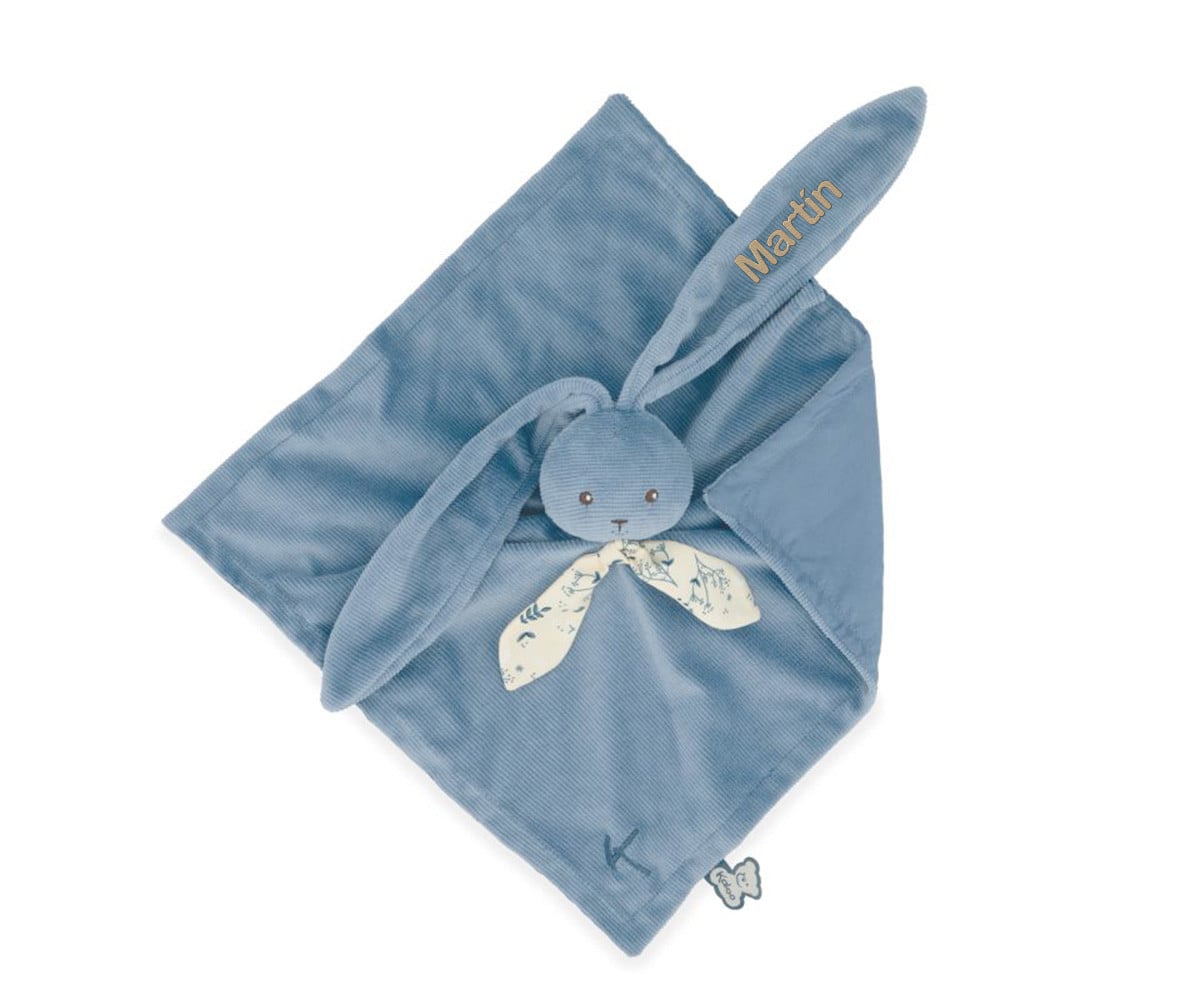 Doudou Lapin Blu Orizzonte 30cm Personalizzabile