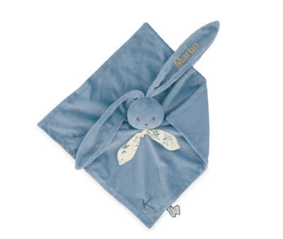 Doudou Lapin Blu Orizzonte 30cm Personalizzabile