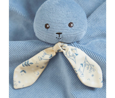 Doudou Lapin Blu Orizzonte 30cm Personalizzabile