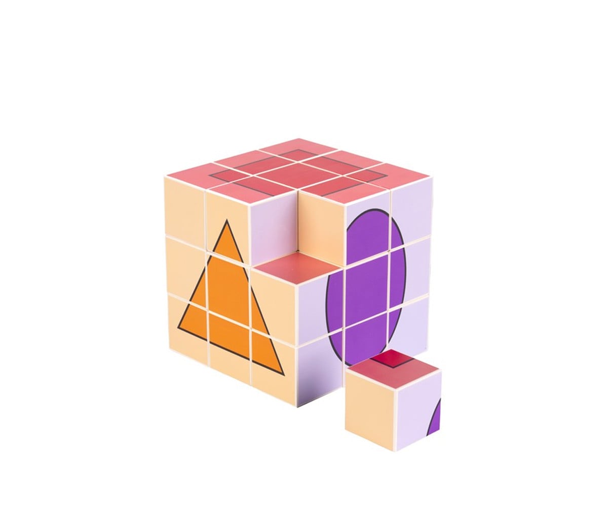 Puzzle Magnético ClickyBlox Formas 27 Cubos