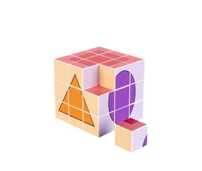Puzzle Magnético ClickyBlox Formas 27 Cubos