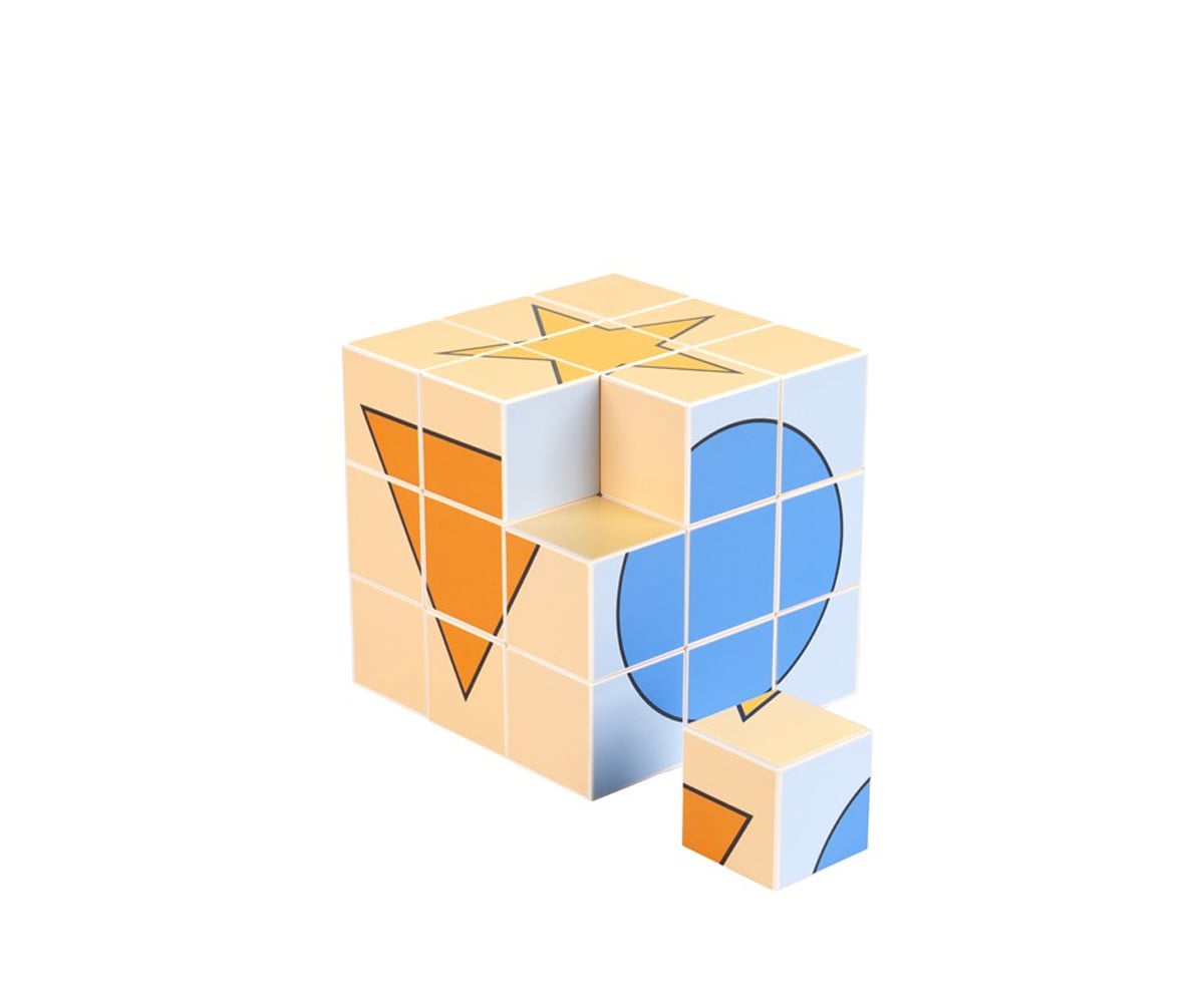 Puzzle Magnético ClickyBlox Formas 27 Cubos