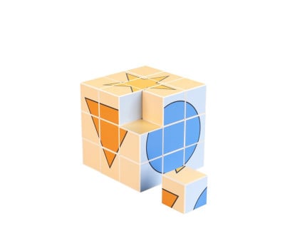 Puzzle Magnético ClickyBlox Formas 27 Cubos