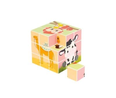 Puzzle Magnético ClickyBlox Animales 27 Cubos