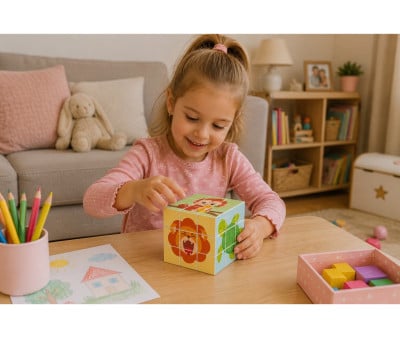 Puzzle Magnético ClickyBlox Animales 27 Cubos