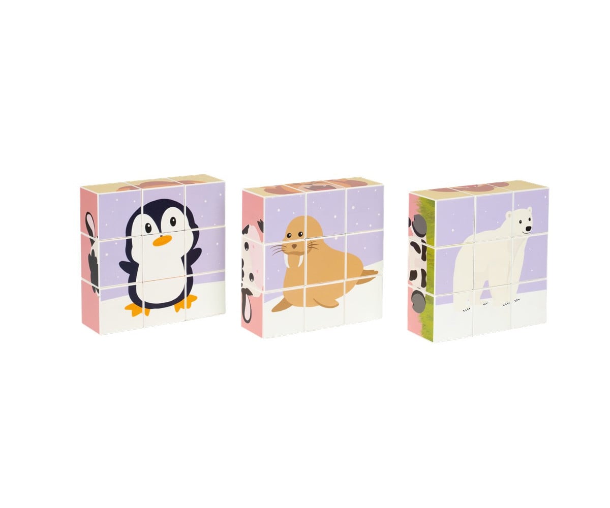 Puzzle Magnético ClickyBlox Animales 27 Cubos