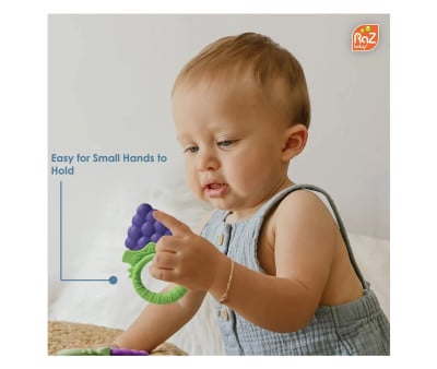 3 mordedores de silicone Fruitique