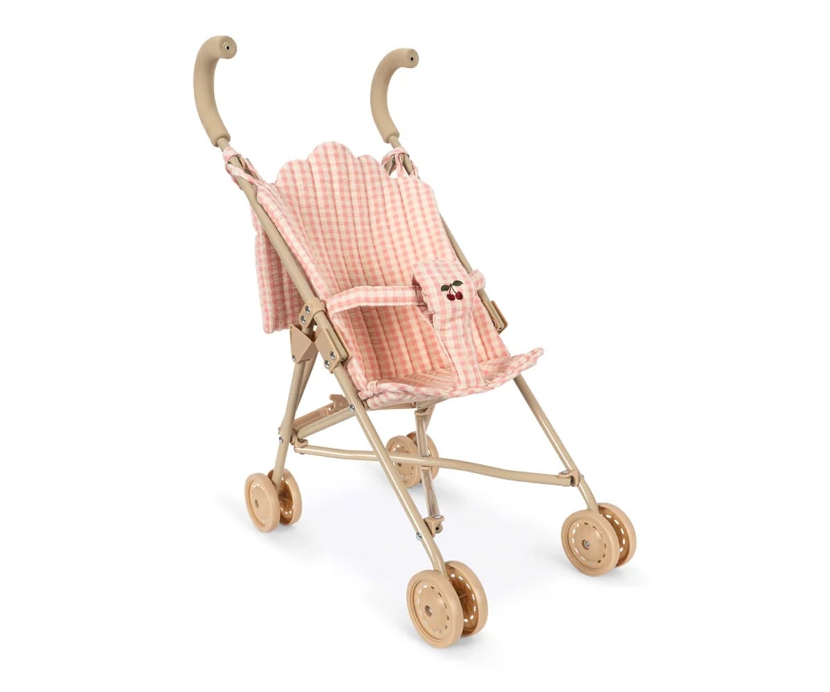 Silleta y Muñeca Poppy Pink Check