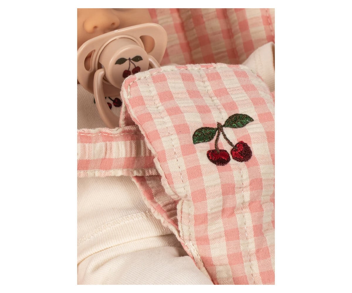 Silleta y Muñeca Poppy Pink Check
