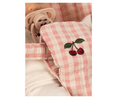 Silleta y Muñeca Poppy Pink Check