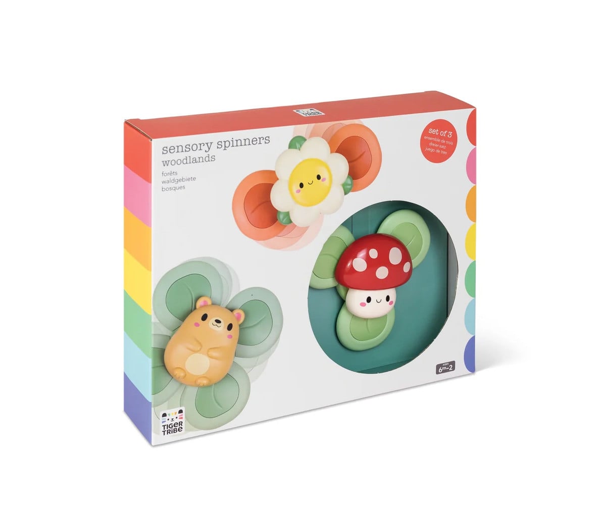 Sensory Spinners Animales del Bosque