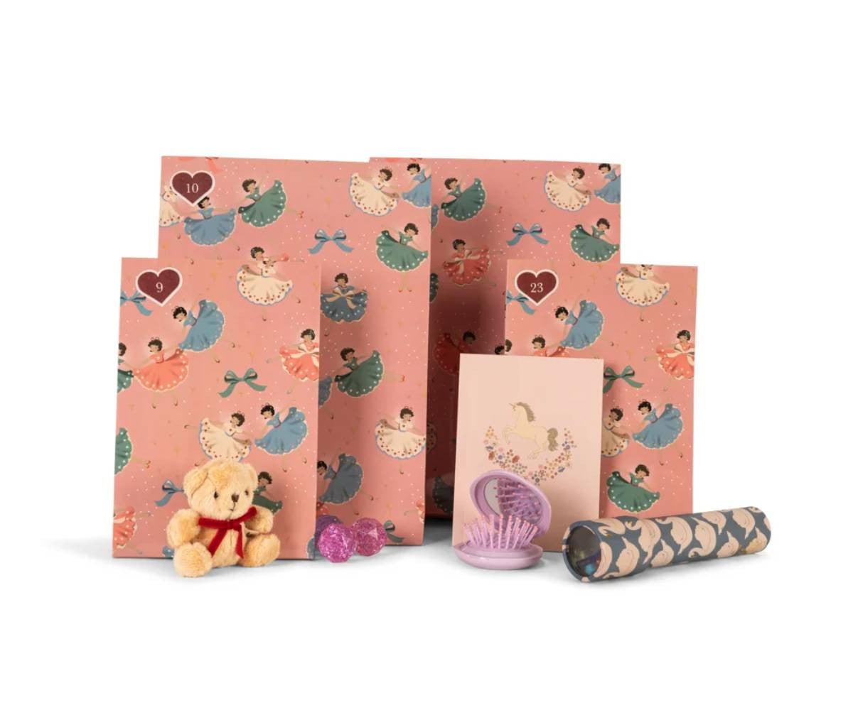 Calendario de Adviento Navidad Beige