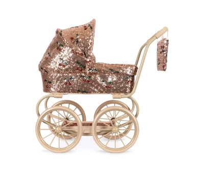 Cochecito de Muñeca Minnie Sparkly Cherry Sequin