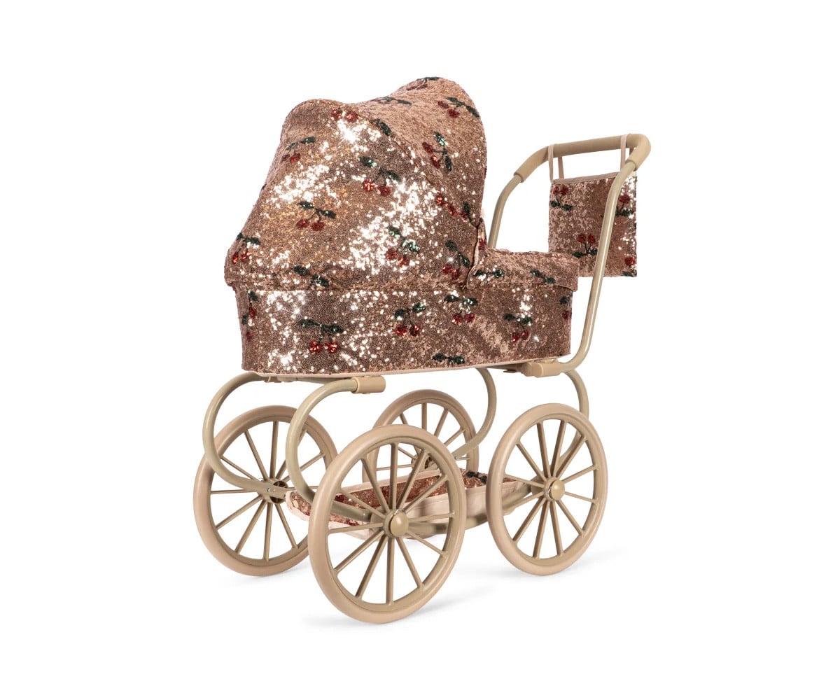 Cochecito de Muñeca Minnie Sparkly Cherry Sequin