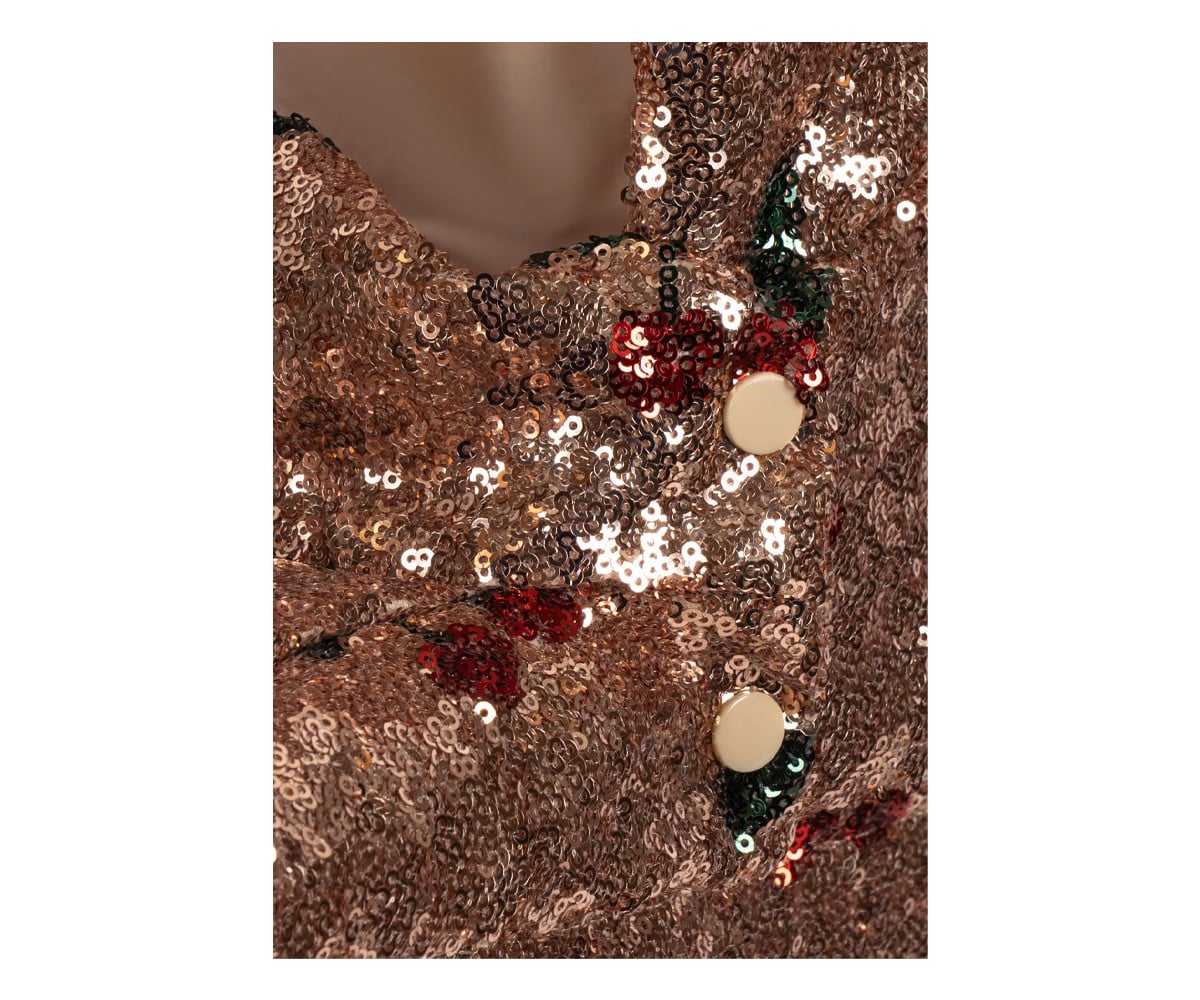 Cochecito de Muñeca Minnie Sparkly Cherry Sequin