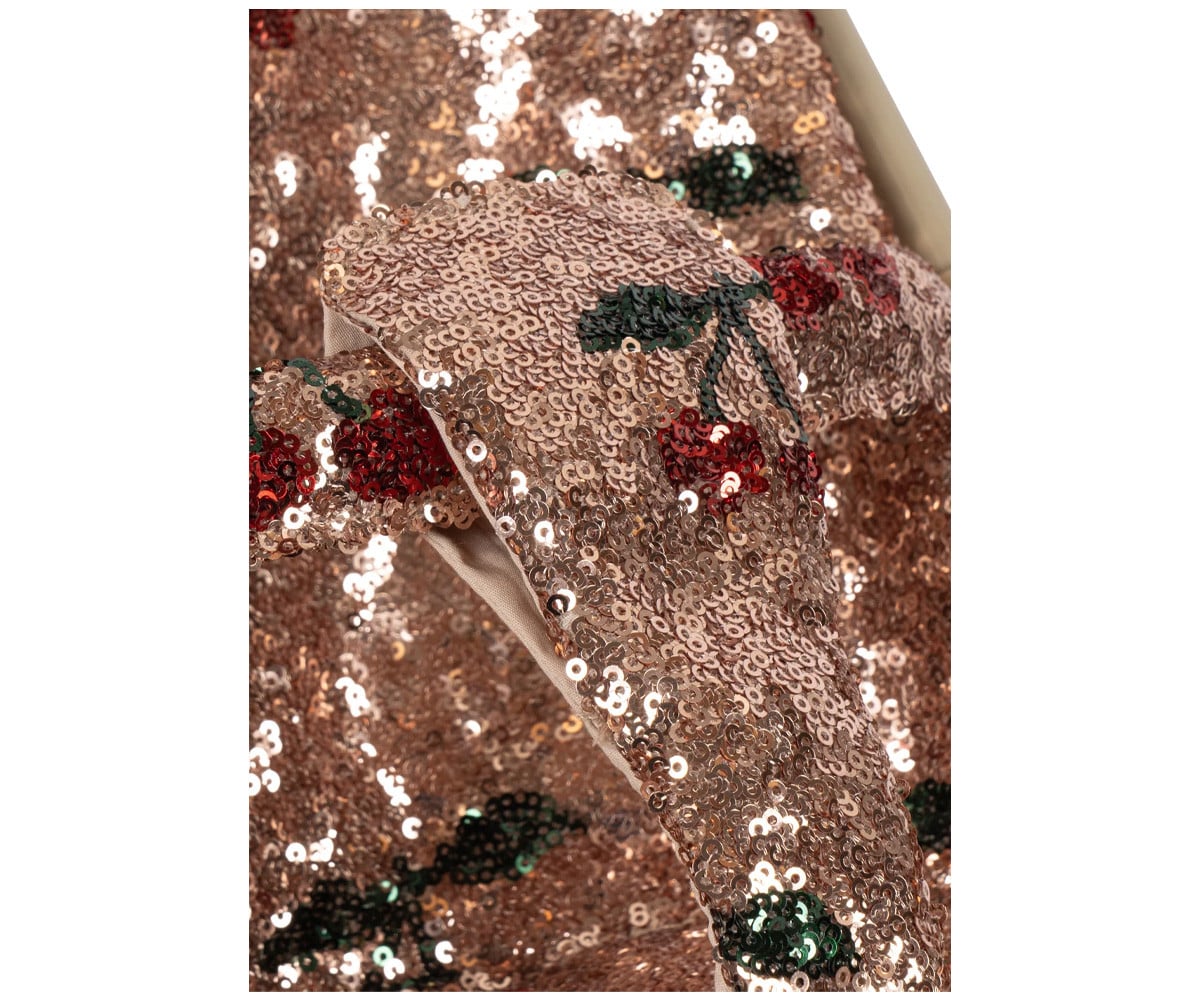 Passeggino Bambole Sparkly Cherry Sequin