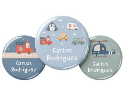 Pack 3 Distintivi Personalizzati City Cars
