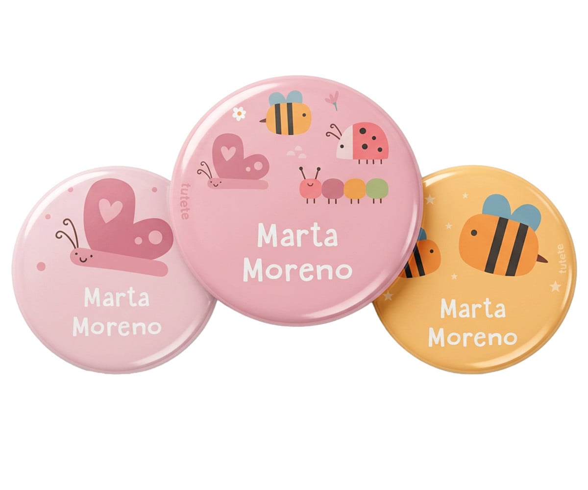 Pack 3 chapas Personalizadas Bugs