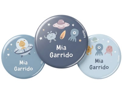 Pack 3 Distintivi Personalizzati The Martians