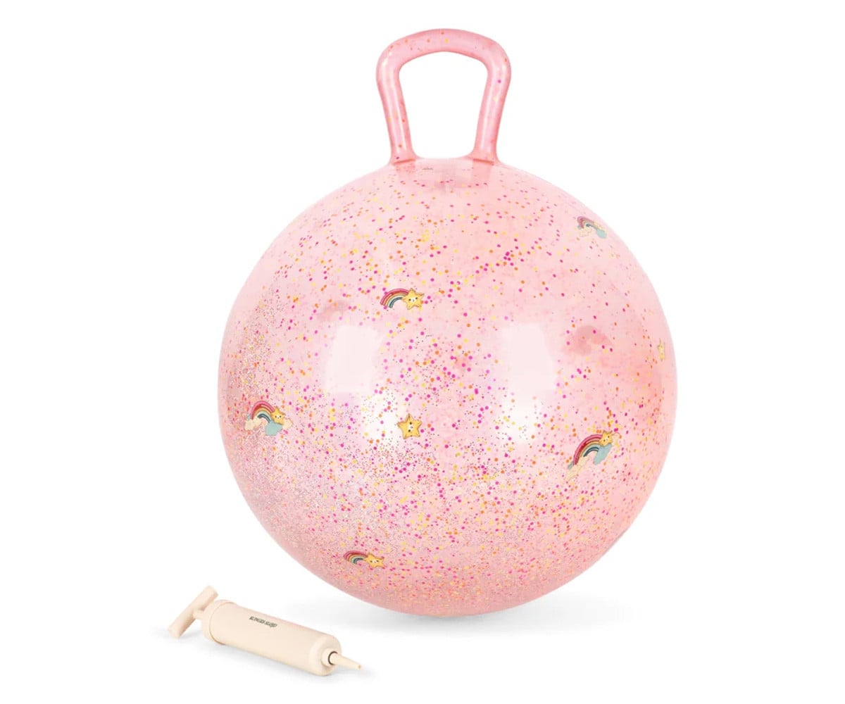 Pelota Saltarina Glitter Jump Rainbow