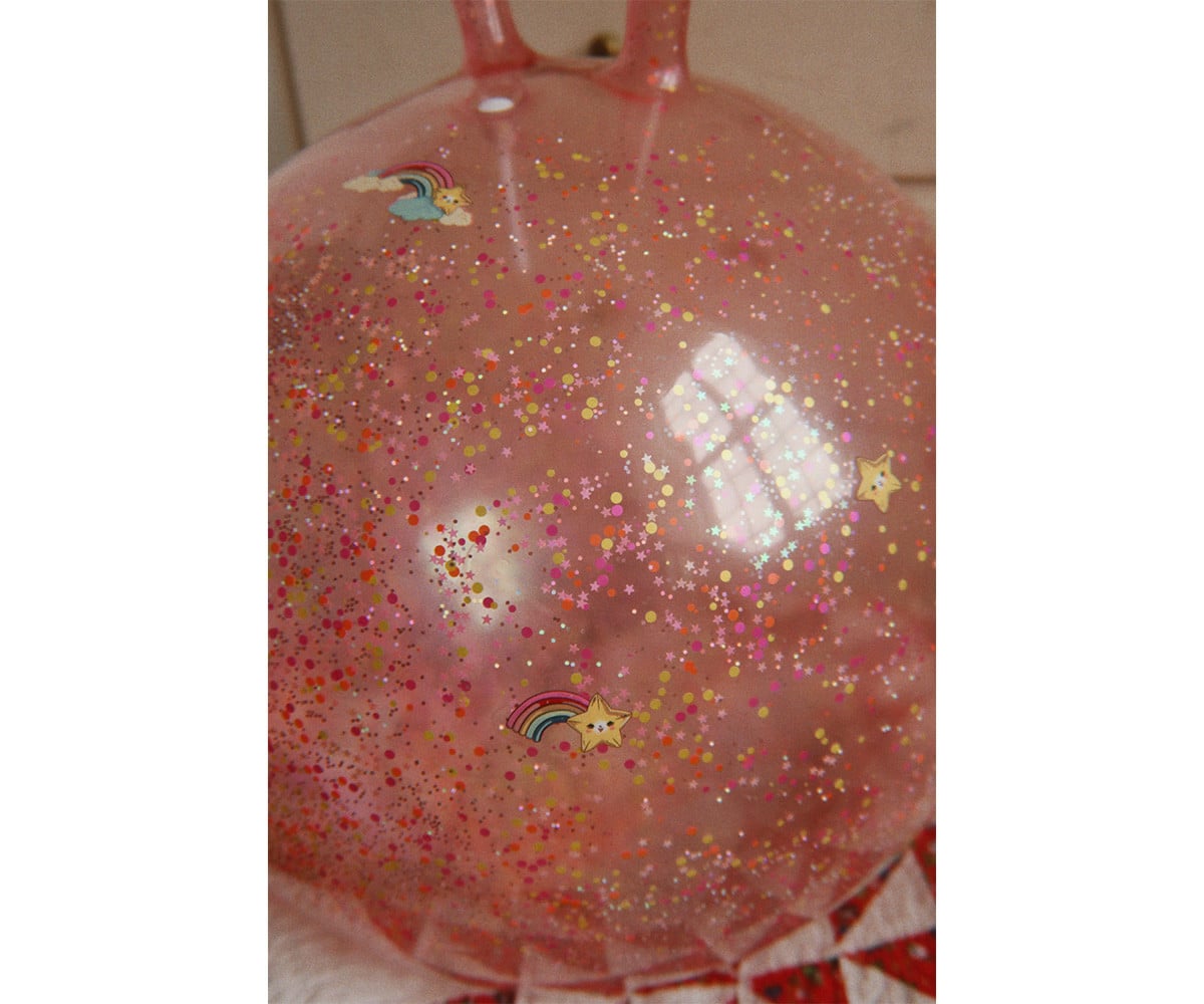 Pelota Saltarina Glitter Jump Rainbow