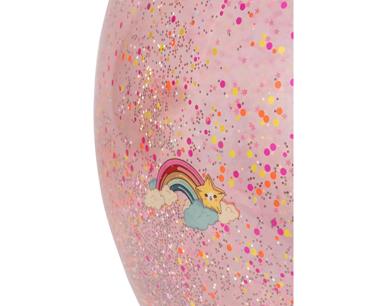 Pelota Saltarina Glitter Jump Rainbow