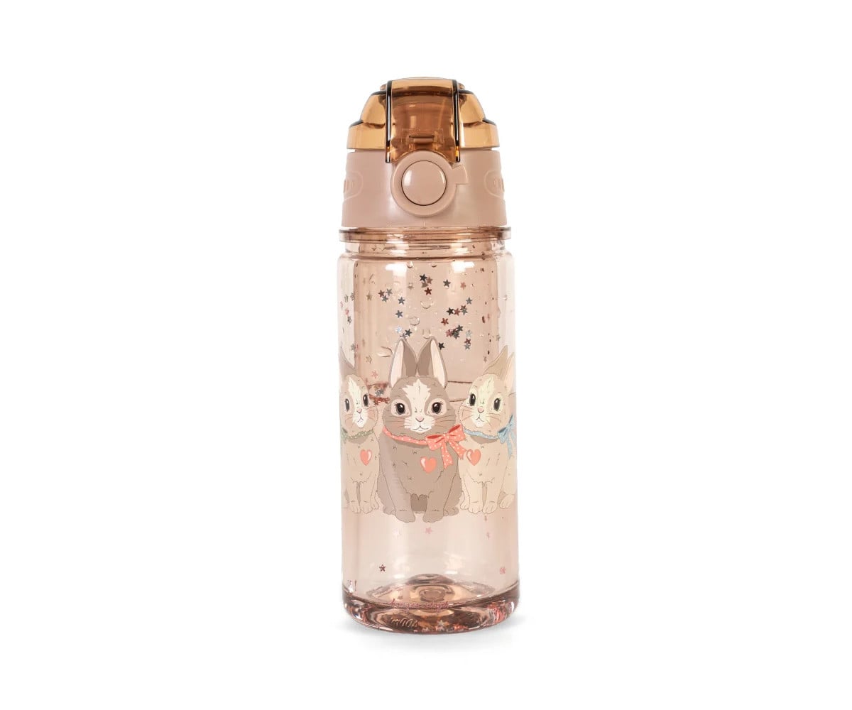 Borraccia Plastica Glitter Bunny 350ml