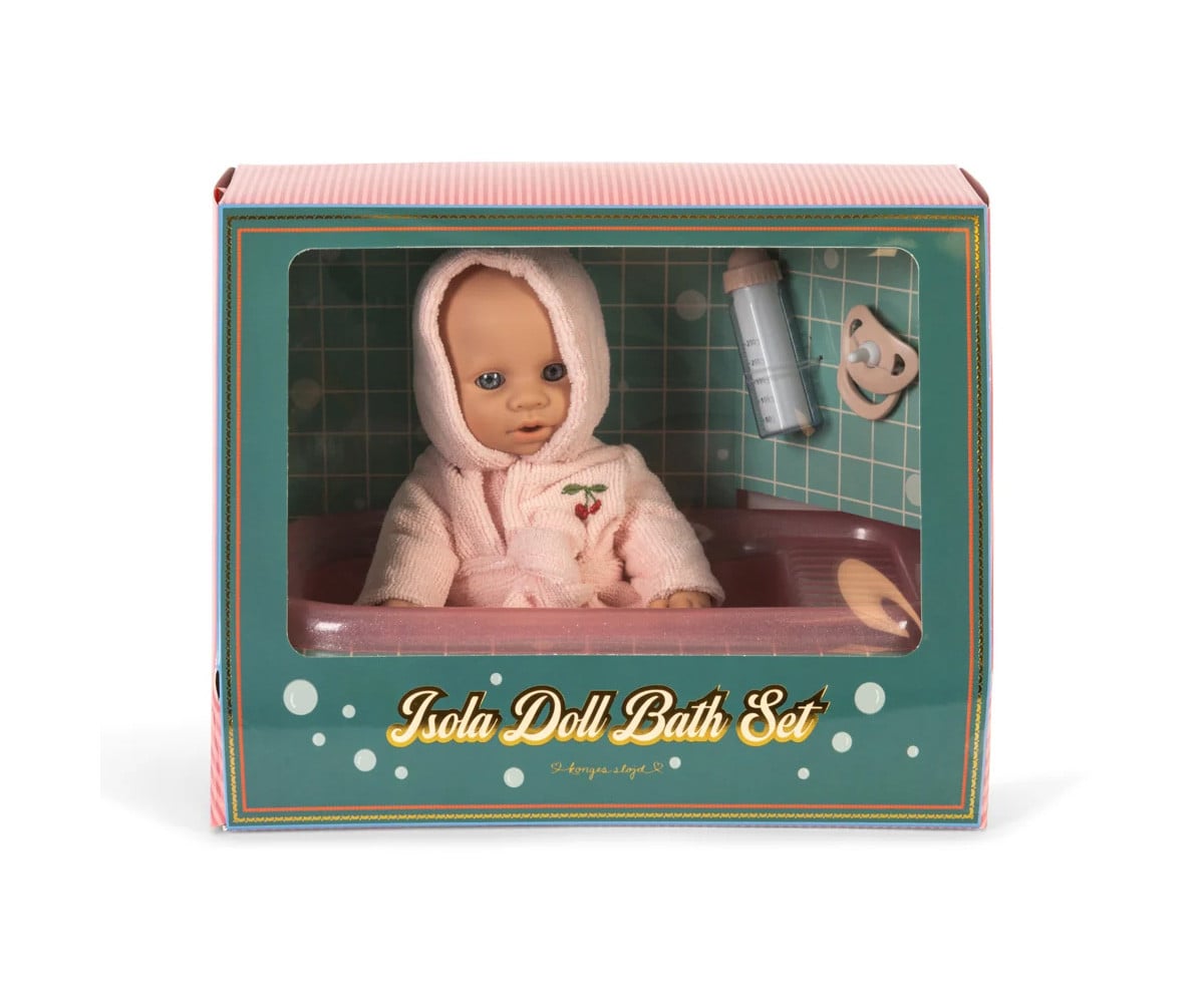 Muñeca Isola  y Set de Baño Cherry