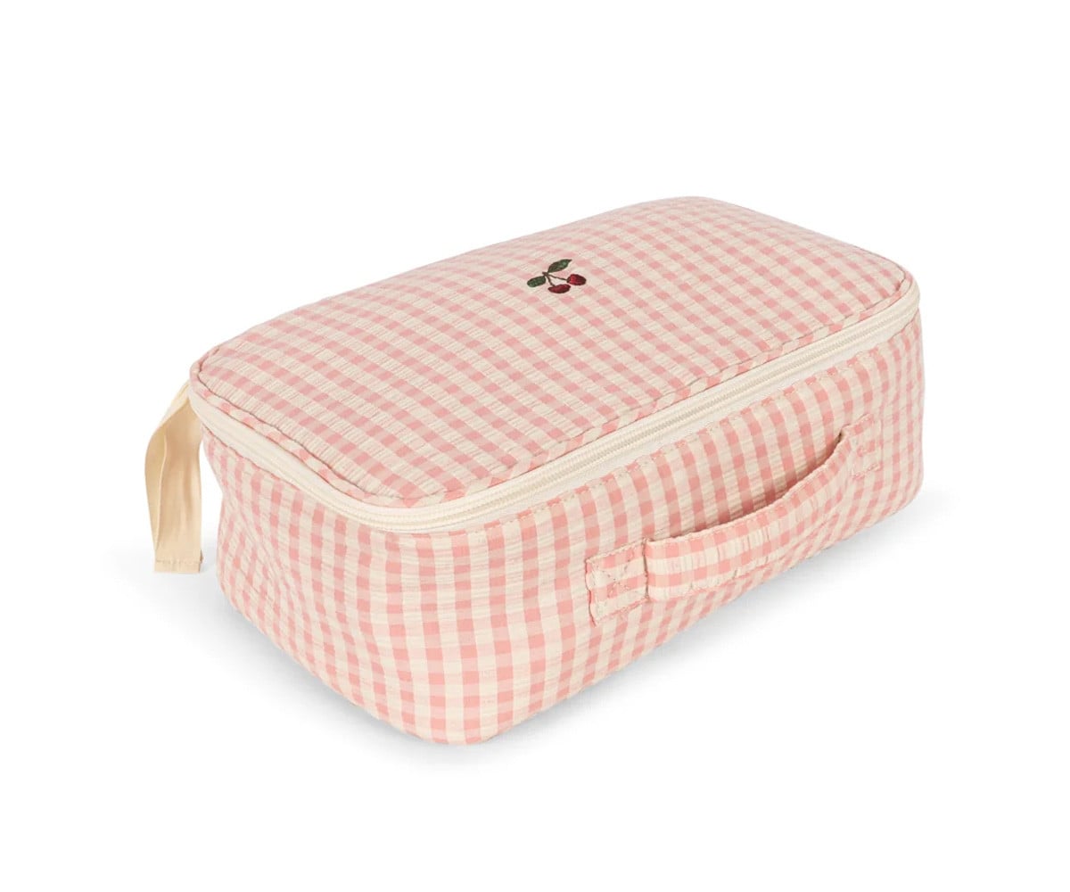 Bambola con Valigetta Pink Check