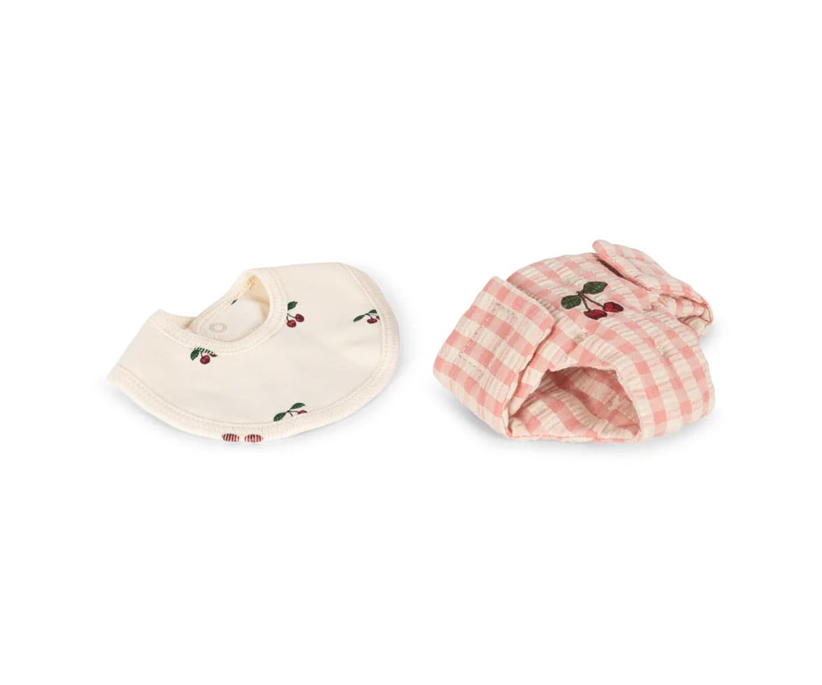 Bambola con Valigetta Pink Check