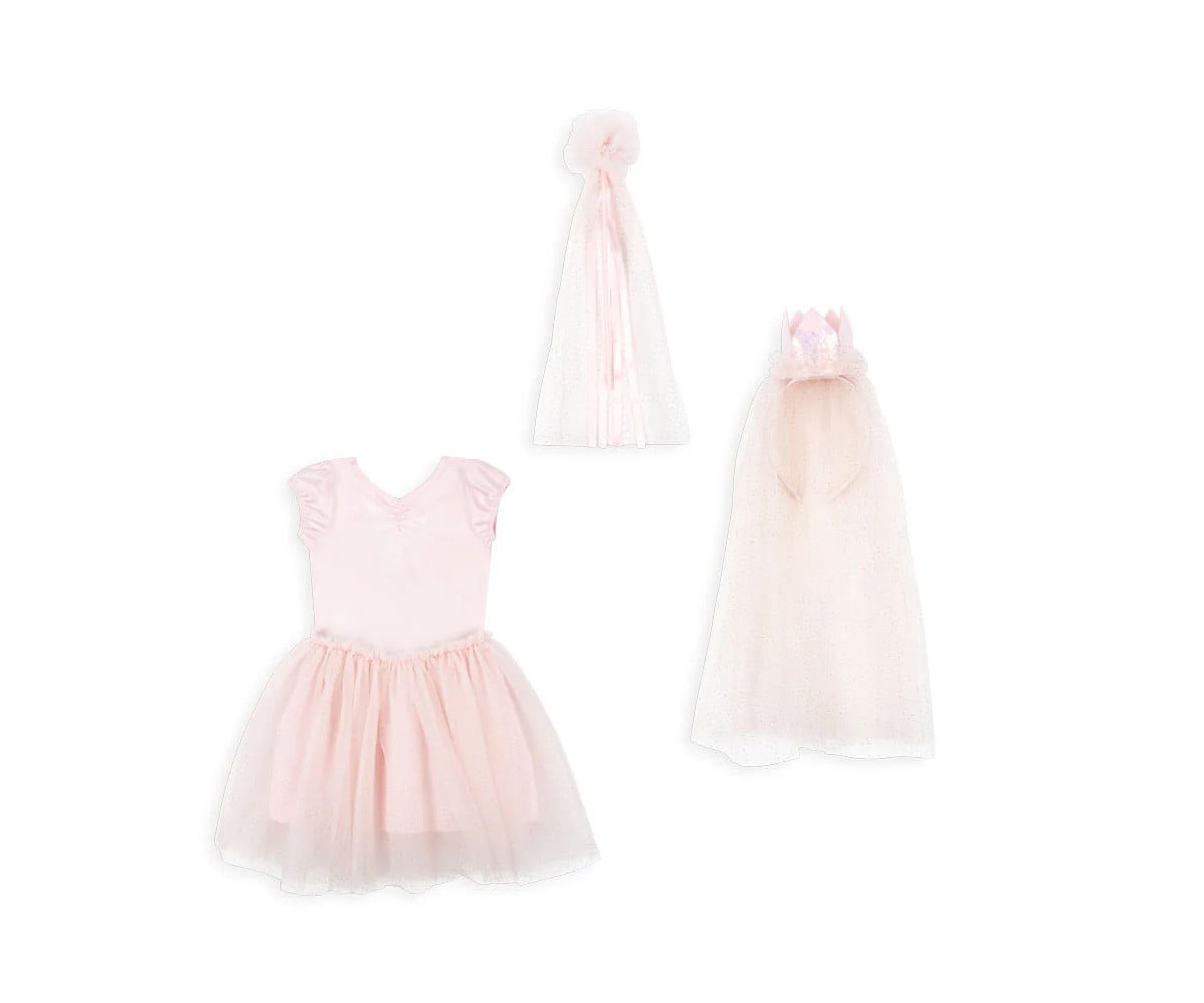 Costume da Principessa Crown Cloud Rosa  5-6 anni