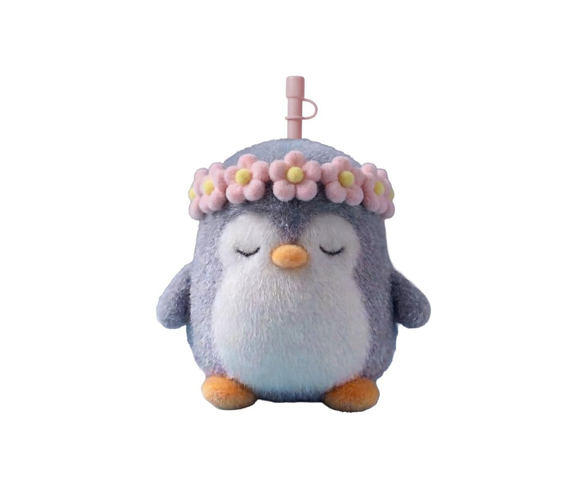 Bicchiere Termico Antigoccia Fuzzie Pinguino 360ml
