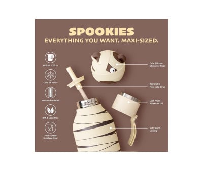 Borraccia Termica Spookie Orso Mummia 600 ml