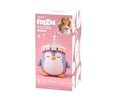 Bicchiere Termico Antigoccia Fuzzie Pinguino 360ml