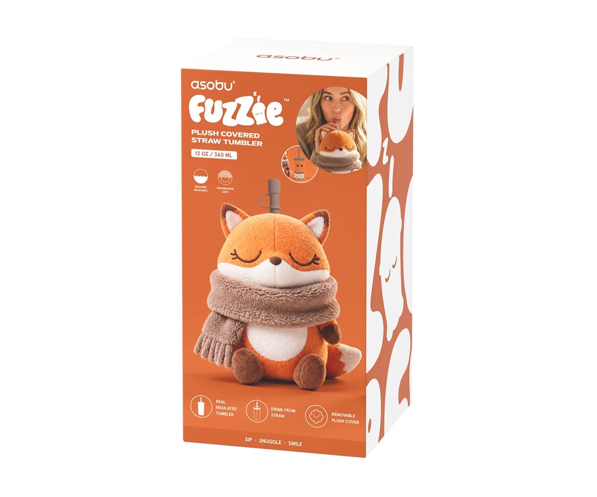 Bicchiere Termico Antigoccia Fuzzie Volpe 360ml
