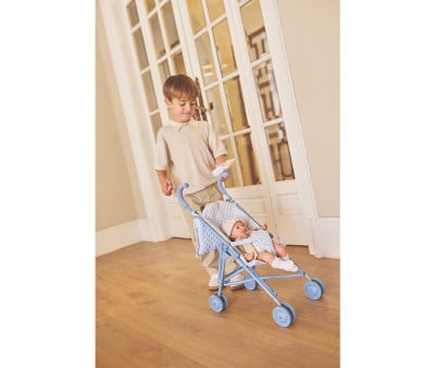Silleta para Muñecas Vichy Blue Personalizable