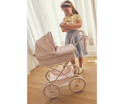 Personalized Doll Pram Autumn Garden