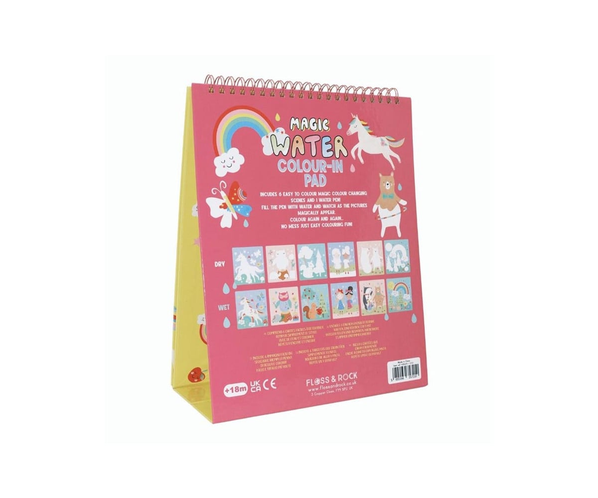 Blocco Colora Magic Water Rainbow Fairy