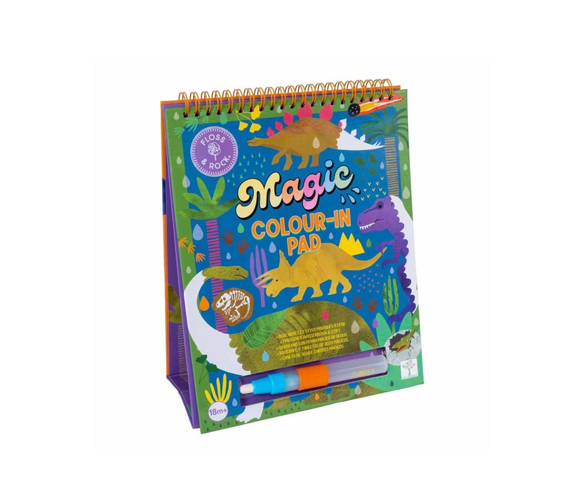 Blocco Colora Magic Water Jurassic