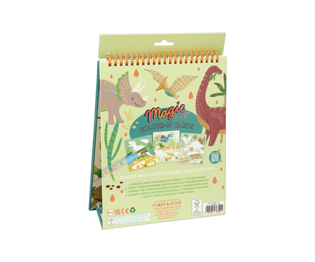 Blocco Colora Magic Water Dino